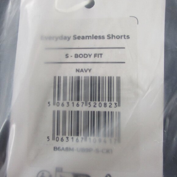Gymshark Everyday Seamless Shorts Womens Small Navy Body Fit Workout Training - Picture 5 of 6